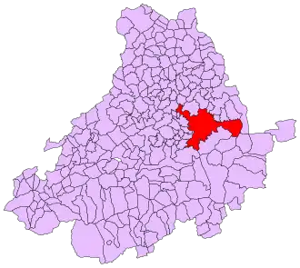 Poziția localității Ávila