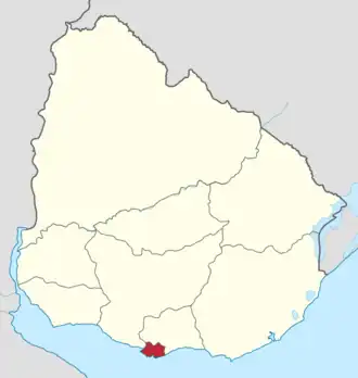 Poziția localității Montevideo