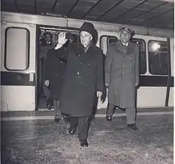 28 decembrie 1981. Inaugurarea celui de al doilea tronson al primei magistrale a metroului