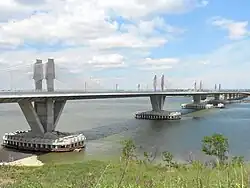 Podul Calafat-Vidin este un pod feroviar, pietonal și rutier pe Dunăre