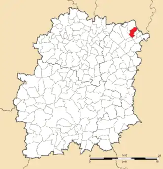 Poziția localității Brunoy