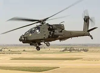 An AH-64D Apache Longbow "Saraf" of the Israeli Air Force 113th Squadron