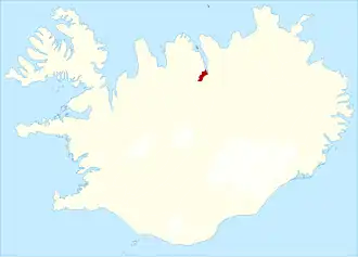 Poziția localității Akureyri