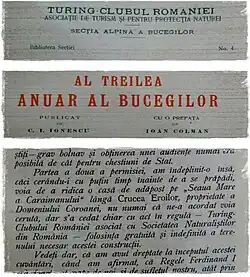 Al Treilea Anuar al Bucegilor (1928)