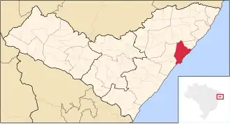 Poziția localității Maceió