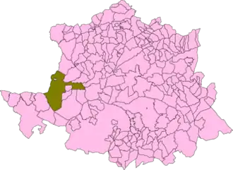 Poziția localității Alcántara