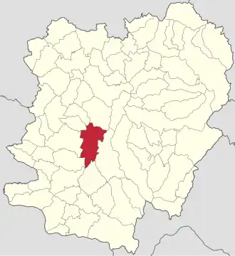 Poziția localității Anina