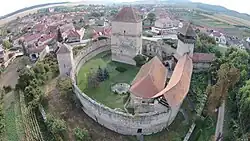 Cetatea din CâlnicMachetă - Reconstituire pentru Cetatea din CâlnicPlanul fortificaţiei din Câlnic