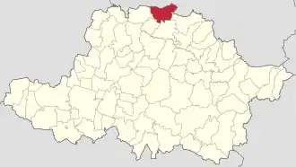 Poziția localității Apateu