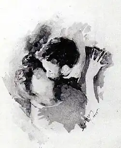 Tineri îmbrățișându-se