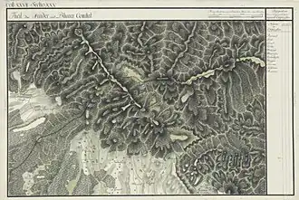 Moneasa în Harta Iosefină a Comitatului Arad, 1782-85