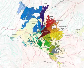 Poziția localității Arequipa