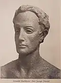 Arnold Zadikow, 1930: „Tânărul David” sculptură care s-a aflat în 1933 la intrarea Muzeului Evreiesc din Berlin și s-a pierdut în timpul războiului.