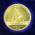 Medalia Societății Astronomice Regale Britanice, remisă lui Asaph Hall, în 1879