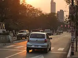 Mariscal Lopez Avenue, one of the largest in the city