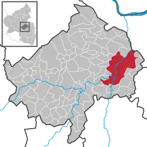 Poziția localității Bad Kreuznach