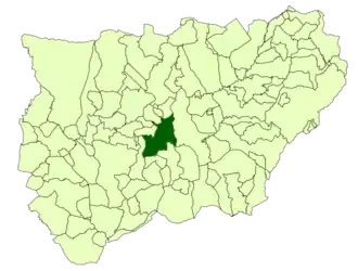 Poziția localității Baeza