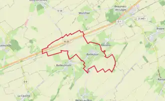 Poziția localității Bailleulval