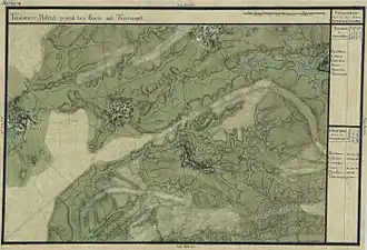 Vinga în Harta Iosefină a Banatului, 1769-72