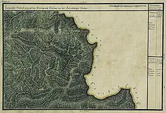 Pietroasa în Harta Iosefină a Banatului, 1769-72