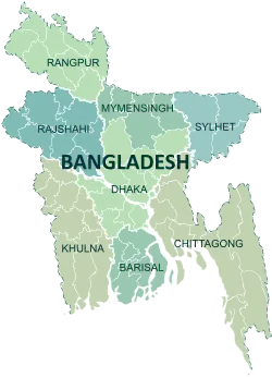 Diviziunile Bangladeshului
