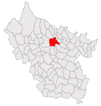 Poziția localității Beceni