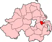 Poziția localității Belfast