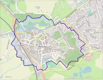 Poziția localității Bergues