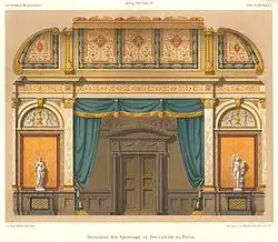 Sală de mese din Centralhotel (Berlin), proiectată în 1881 de von der Hude & Hennicke
