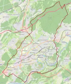 Poziția localității Besançon