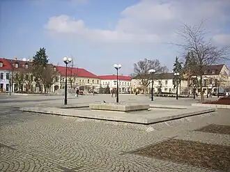 Piața târgului din Biała Podlaska