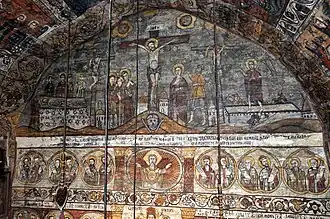 Iconostasul, registrele superioare