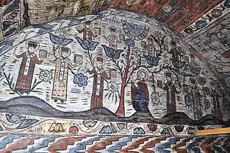 Naos, peretele vestic: Arborele patriarhilor