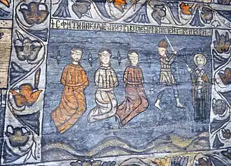 Sfântul Nicolae scapă de la moarte pe cei trei bărbaţi