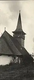 Biserica de lemn din Viişoara (imagine ante 1945)