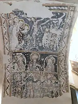 Răstignire; Sfântul Nicolae, autor necunoscut (sfârșitul secolului XIV)