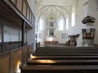 Interiorul bisericii