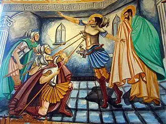 Biserica ortodoxă din Gârbău (detaliu)