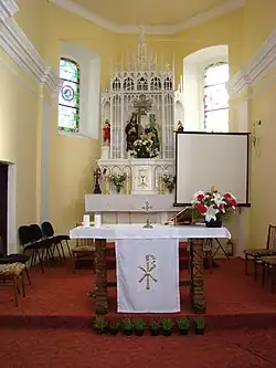 Biserica romano-catolică, altarul principal