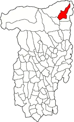 Poziția localității Boișoara