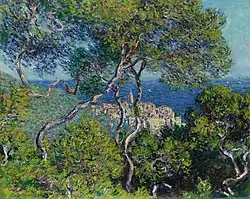 Bordighera; de Claude Monet; 1884; ulei pe pânză; 81 × 65&nbsp;cm.; Institutul de Artă din Chicago (SUA)