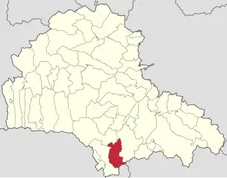 Localizare în cadrul județului