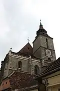 Biserica Neagră - Turn si fațadă