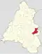 Localizare în cadrul județului
