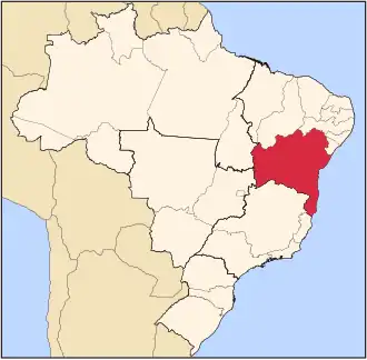 Municipiile din Bahia