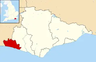 Poziția localității City of Brighton & Hove