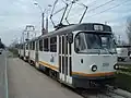 Tramvai Tatra T4R pe linia 8 - în prezent mai sunt 30 de astfel de tramvaie (Acestea se mai pot întâlni pe liniile: 25, 44, 47).