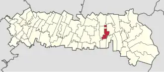 Poziția localității Bucu