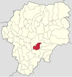 Localizare în cadrul județului