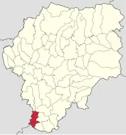 Localizare în cadrul județului